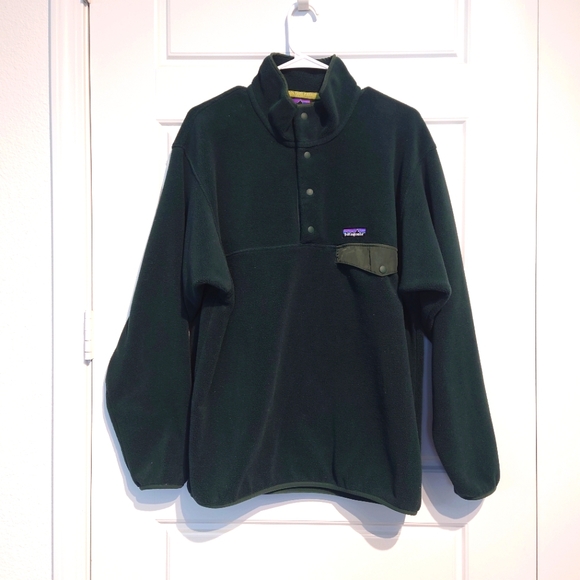 NWOT Patagonia Men's Synchilla Snap-T Northern Green - Picture 2 of 7